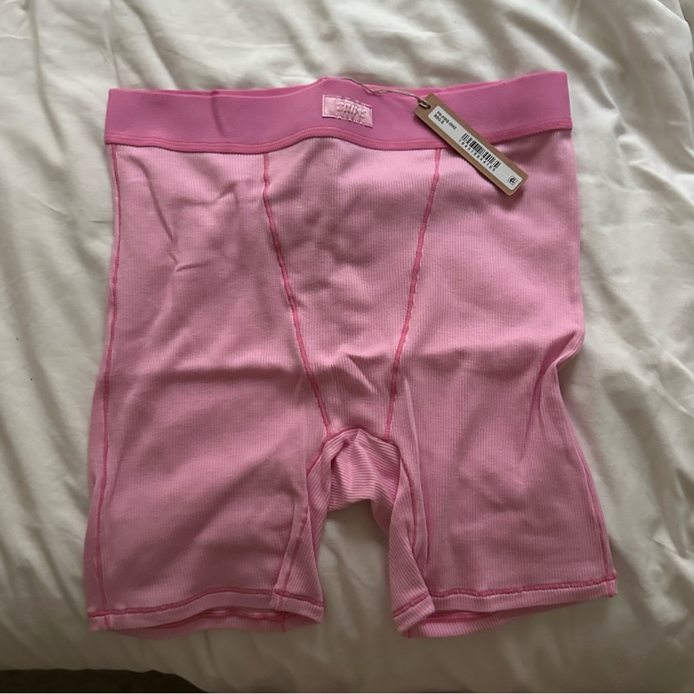 Skims bubblegum pink boxer